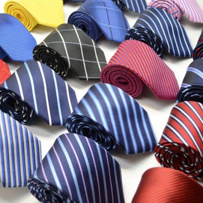 Customize Classic Silk Tie Woven Jacquard Neck Ties For Men